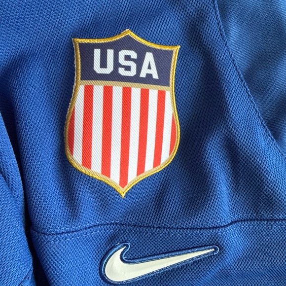 Nike Men's USA Blue Hockey Jersey with Red & White Accents - Picture 4 of 7